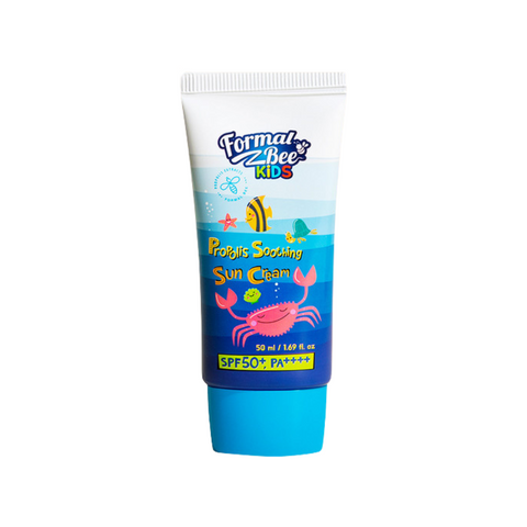 Crema calmanta de protectie solara cu propolis SPF50+ PA++++, 50ml | Formal Bee