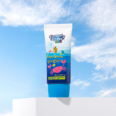 Crema calmanta de protectie solara cu propolis SPF50+ PA++++, 50ml | Formal Bee