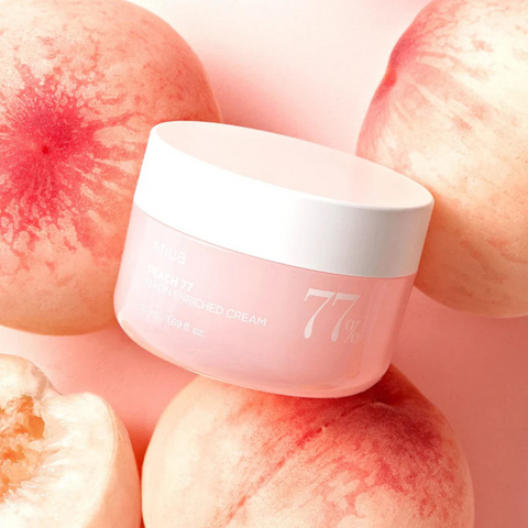 Crema cu 77% extract de piersica si niacinamide, 50ml | Anua