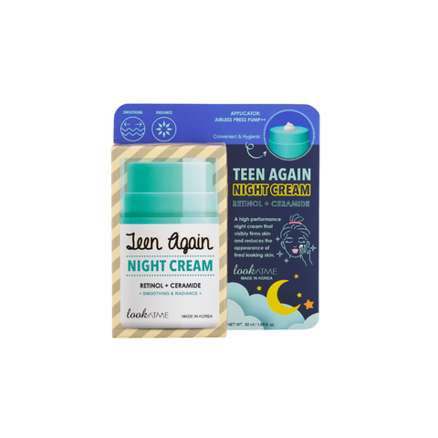 Crema de noapte cu retinol si ceramide Teen Again, 50ml | Look At Me
