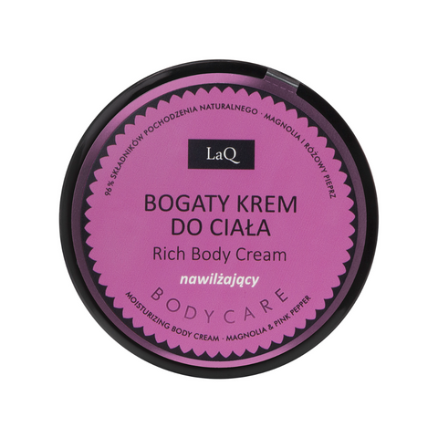 Crema hidratanta pentru corp cu MAGNOLIE SI PIPER ROZ, 200ml| LaQ