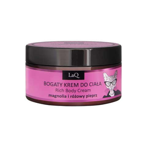 Crema hidratanta pentru corp cu MAGNOLIE SI PIPER ROZ, 200ml| LaQ