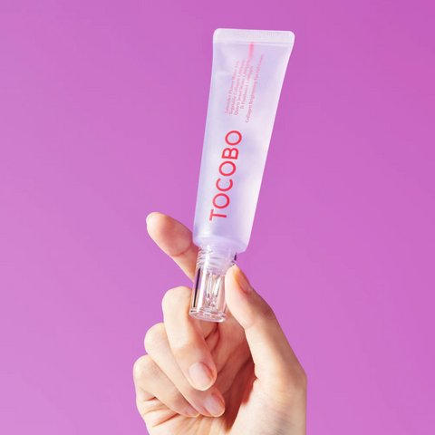 Crema iluminatoare tip gel pentru zona ochilor cu colagen, 30ml | Tocobo
