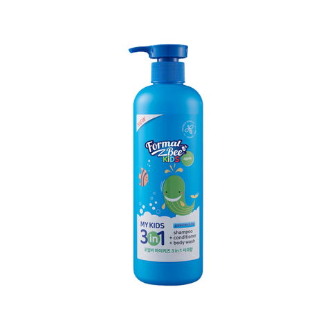 Gel de dus 3in1 cu parfum de mar pentru copii, 1000ml | Formal Bee