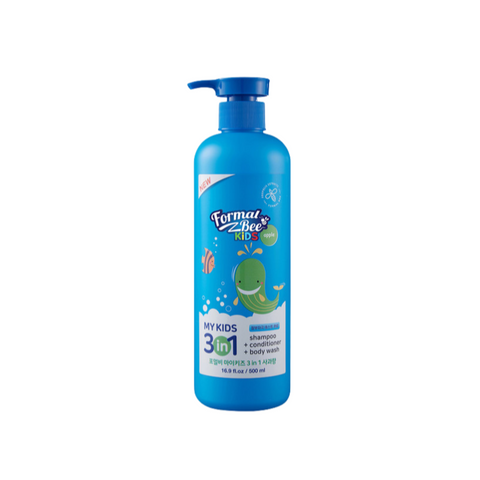 Gel de dus 3in1 cu parfum de mar pentru copii, 500ml | Formal Bee