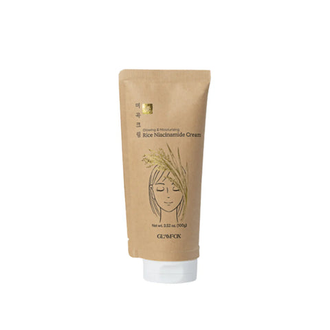Crema pentru stralucire cu orez si niacinamide, 100ml | Glamfox