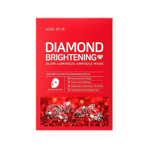 Masca-ampoule tip servetel iluminatoare cu pudra de diamant, 25g | Some By Mi