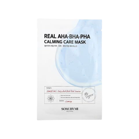 Masca servetel calmanta cu AHA BHA PHA | Some By Mi