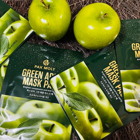 Masca tip servetel cu mar verde, 25ml | PaxMoly