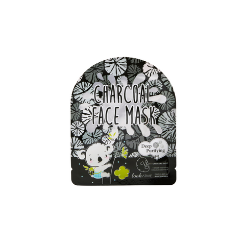 Masca tip servetel pentru curatare in profunzime cu carbune negru, 25ml | Look At Me