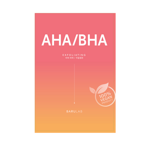 Masca tip servetel vegana cu AHA si BHA, 23g | Barulab