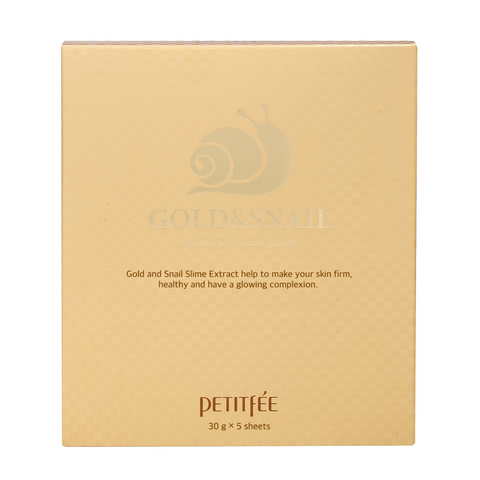 Masca de hidrogel cu aur si melc, 30g | Petitfee