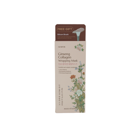 Masca exfolianta cu extract de ginseng si colagen, 150ml | Glamfox