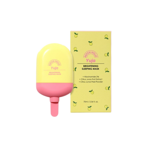 Masca iluminatoare pentru noapte cu extract de yuja. 70g | Patch Holic
