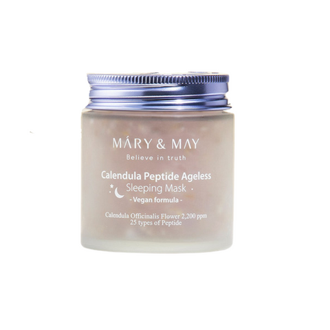 Masca pentru noapte cu galbenele si peptide, 110g | Mary and May