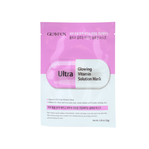 Masca tip servetel pentru stralucire cu vitamine, 25ml | Glamfox