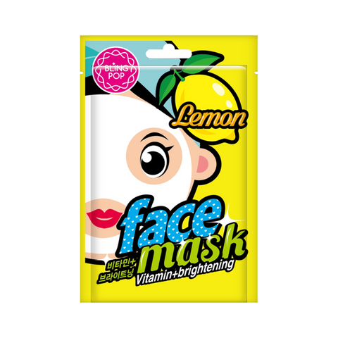 Masca tip servetel pentru vitaminizare si luminozitate cu lamaie, 20ml | Blingpop