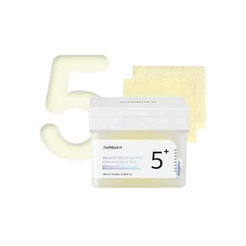 No. 5 - Dischete tonifiante cu vitamine si niacinamide, 70buc. | Numbuzin