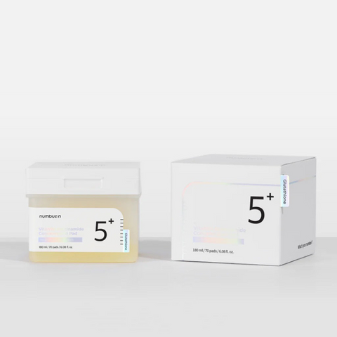 No. 5 - Dischete tonifiante cu vitamine si niacinamide, 70buc. | Numbuzin