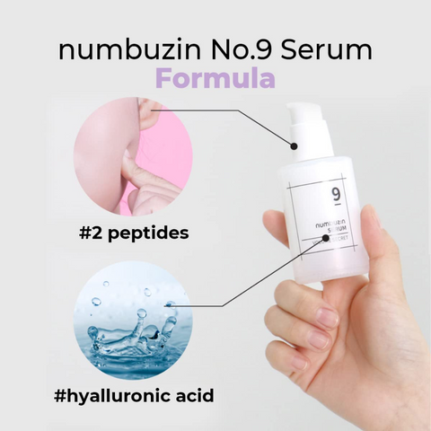 No. 9 - Serum cu 2 tipuri de peptide pentru fermitate, 50ml | Numbuzin