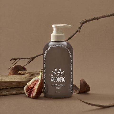 Gel de dus hidratant cu proteine din lapte #sandalwoodfig, 500ml | oDID
