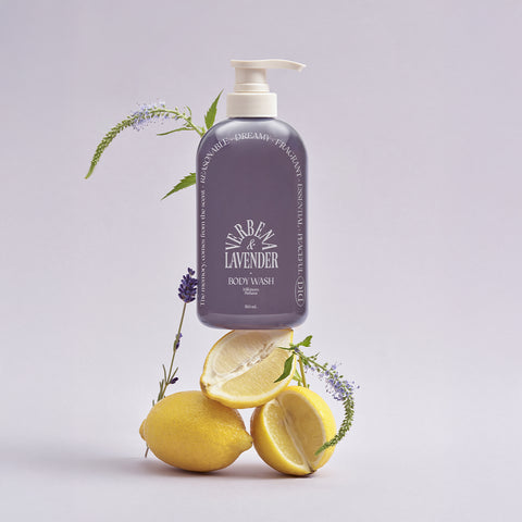 Gel de dus hidratant cu proteine din lapte #verbenalavander, 500ml | oDID