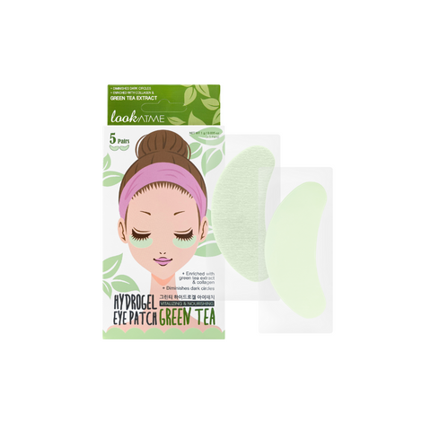 Plasturi de hidrogel hranitori si hidratanti cu ceai verde, 5 perechi | Look At Me