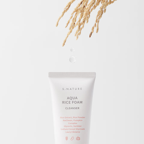 Spuma de curatare cu extrat de orez, 160ml | S.Nature