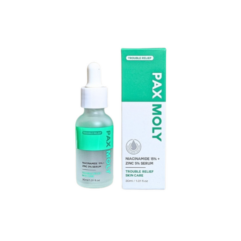 Serum cu 15% niacinamide + 5% zinc, 30ml | Paxmoly