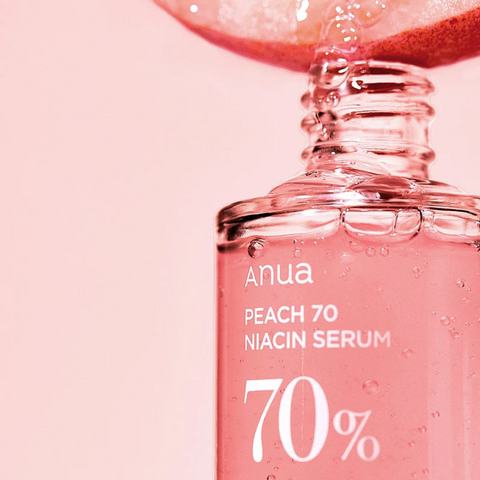 Serum cu 70% extract de piersica si niacinamide, 30ml | Anua