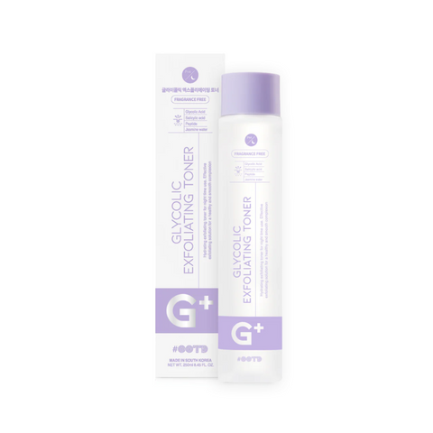 Toner pentru rutina de seara cu acid glicolic, 250ml | #OOTD