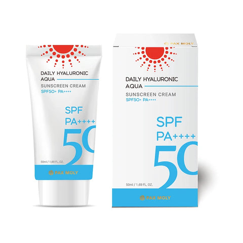 Sunscreen cream 50+ with hyaluronic acid, 50ml | Paxmoly