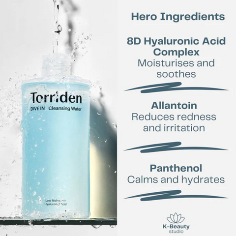 Apa micelara cu acid hialuronic, 400ml | Torriden