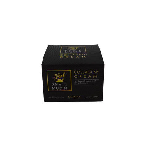 Crema cu extract de mucina de melc negru si colagen, 50g | Glamfox
