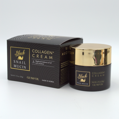 Crema cu extract de mucina de melc negru si colagen, 50g | Glamfox