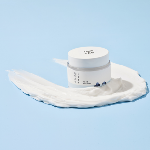 Crema hidratanta cu 3 tipuri de acid hialuronic si 5 tipuri de ceramide Dokdo, 80ml | Round Lab