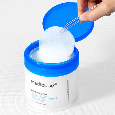 Dischete tonifiante pentru exfoliere blanda cu PHA si acid hialuronic, 70 buc. | Medicube