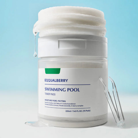 Dischete tonifiante exfoliante si hidratante Swimming Pool, 220ml | Eqqualberry