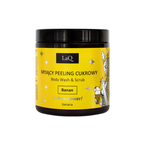 Gel de dus si peeling BANANE, 220g | LaQ