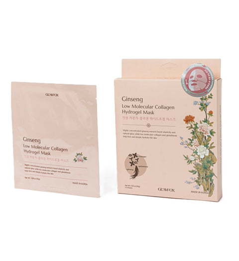 Masca din hidrogel cu colagen de masa moleculara mica, 30g | Glamfox - my-k.ro