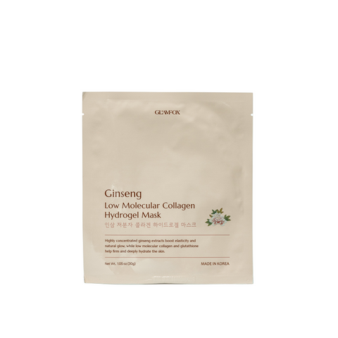 Masca din hidrogel cu colagen de masa moleculara mica, 30g | Glamfox - my-k.ro