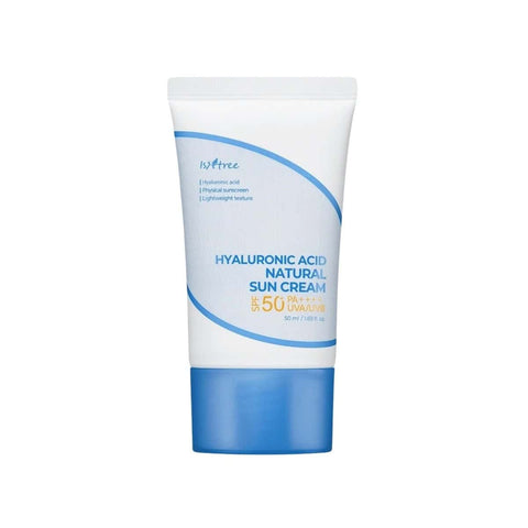 Hyaluronic acid line - Crema minerala pentru protectie solara 50+ cu acid hialuronic, 50ml | Isntree