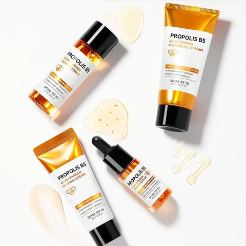Propolis B5 line - Kit pentru protectia barierei cutanate cu propolis si Vit. B5, 4 produse | Some By Mi
