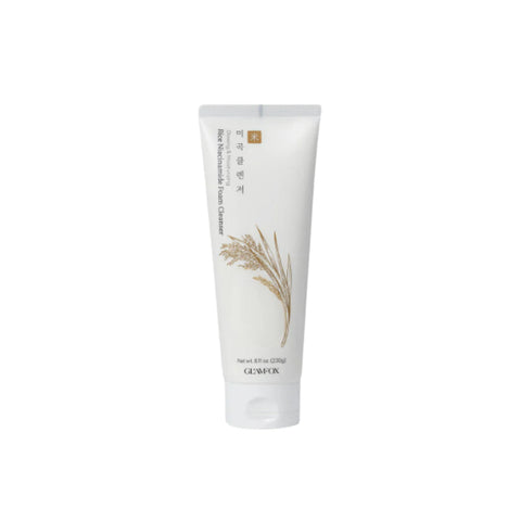 Spuma de curatare pentru stralucire cu orez si niacinamide, 230ml | Glamfox