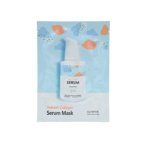 Masca tip servetel cu retinol si colagen, 23ml | Glamfox