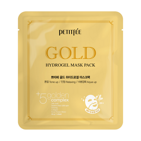 Masca de hidrogel cu aur, 32g | Petitfee (05653)