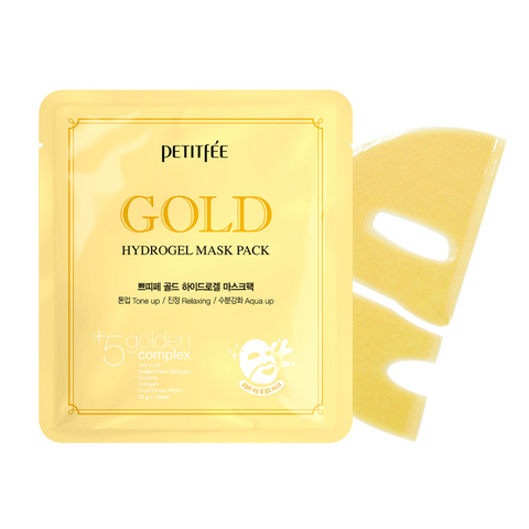 Masca de hidrogel cu aur, 32g | Petitfee (05653)