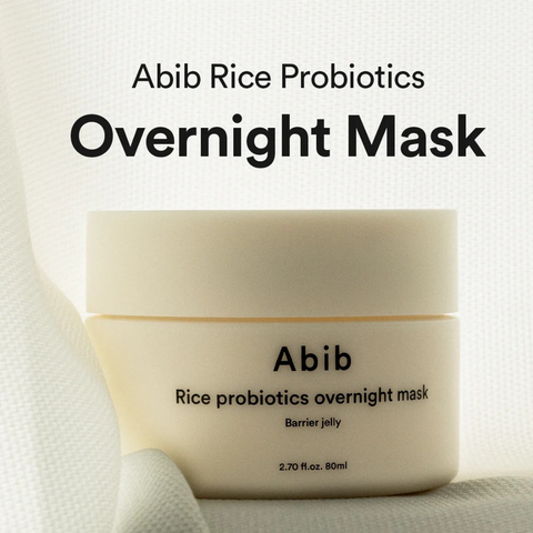 Masca pentru noapte pentru protectia barierei cutanate cu orez si probiotice, 80ml | Abib