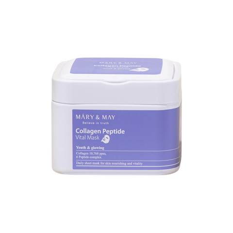 Masca tip servetel Collagen Peptide [30 buc], 400ml | Mary and May