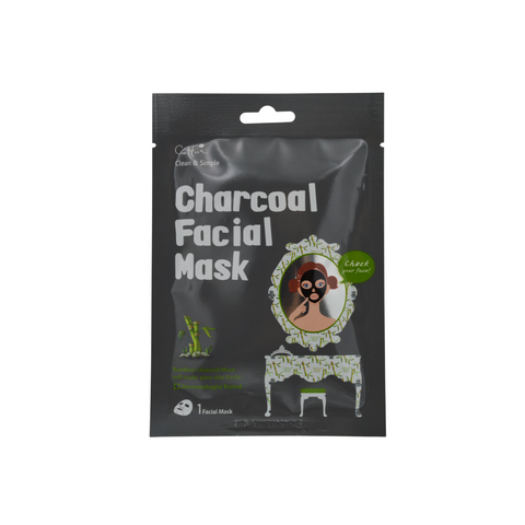 Masca tip servetel cu carbune si Houttuynia Cordata, 20g | Cettua